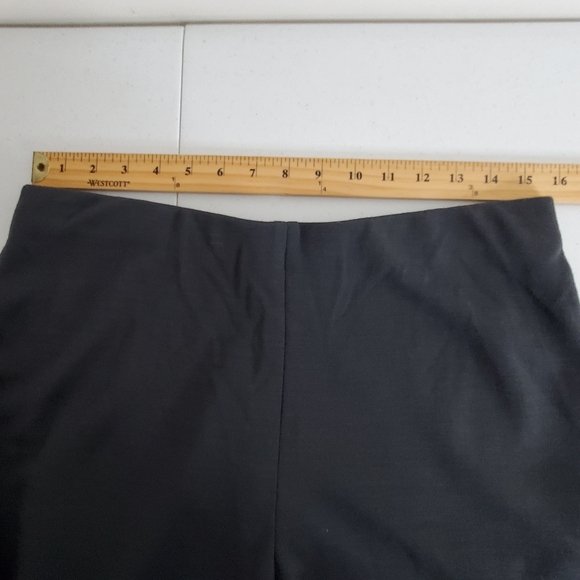 Eileen Fisher Wool Blend Hi-Rise Pants Size L Gray Stretch Pull-on Career - Picture 5 of 13
